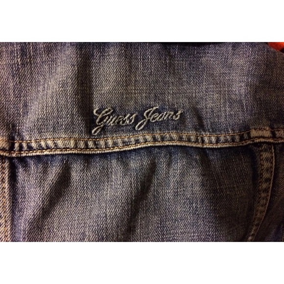 Vintage Guess Denim Jean Vest - Picture 6 of 7